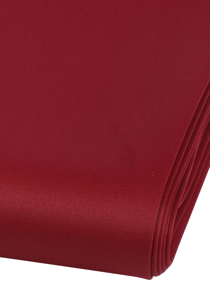 PurePolyester regalis inhaerens flamma retardat alta subtilitate 300CM satin cortinae nigrae fabricae