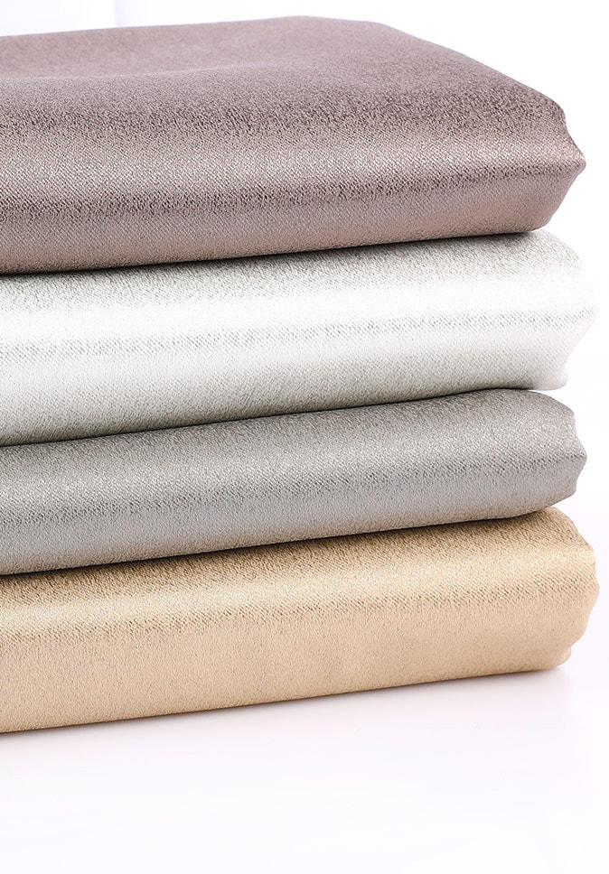 Purus Polyester superficies nitida 300CM satin duplex postesque pendent sensum bonum sagum fabricae