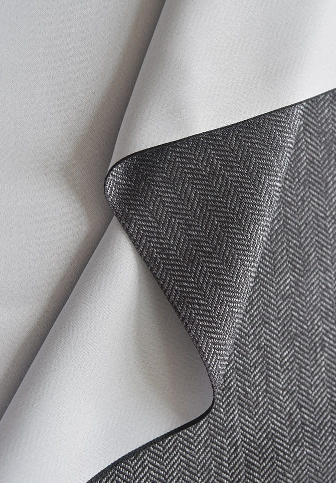 Polyester Herringbone Style Blackout Velum Fabricae Suppliers Ad Conclavium Vivi