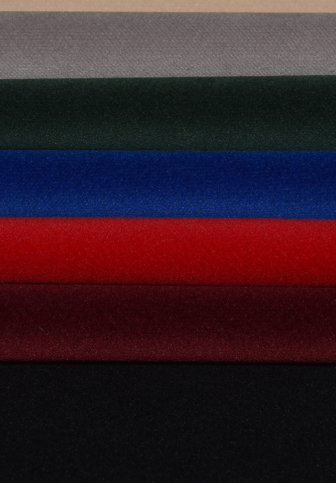 Multiplices Colores Purus Polyester Inherent Flamma Retardant Velvet Fabric