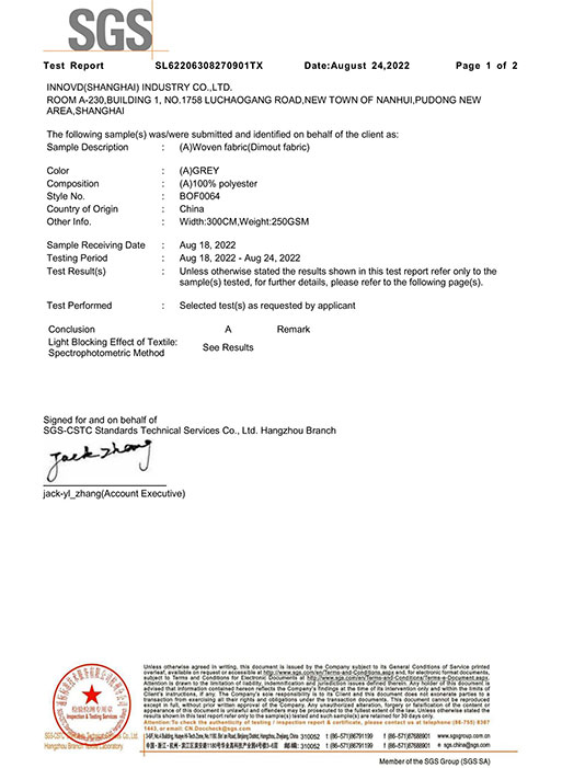 SGS lux Clausus Rate Deprehensio Report